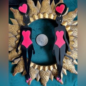 🔥3/$30 Catwoman acrylic earrings